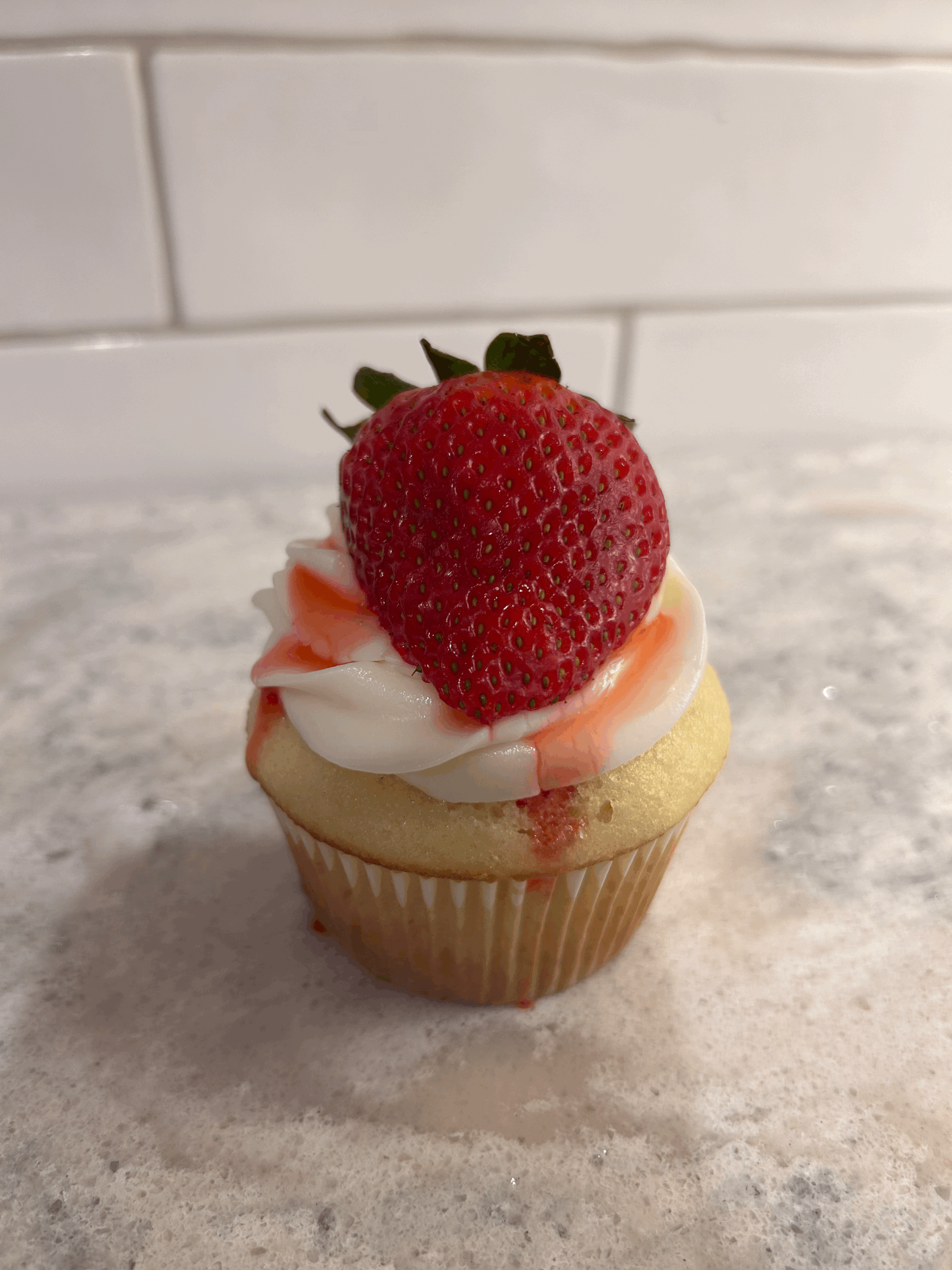 Strawberry Shortcake Cupcake