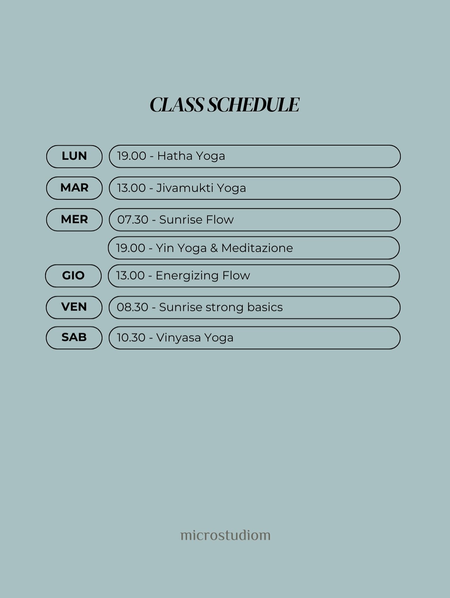 Vi aspettiamo dal Luned&igrave; 12 Gennaio per praticare insieme 🙏🏼