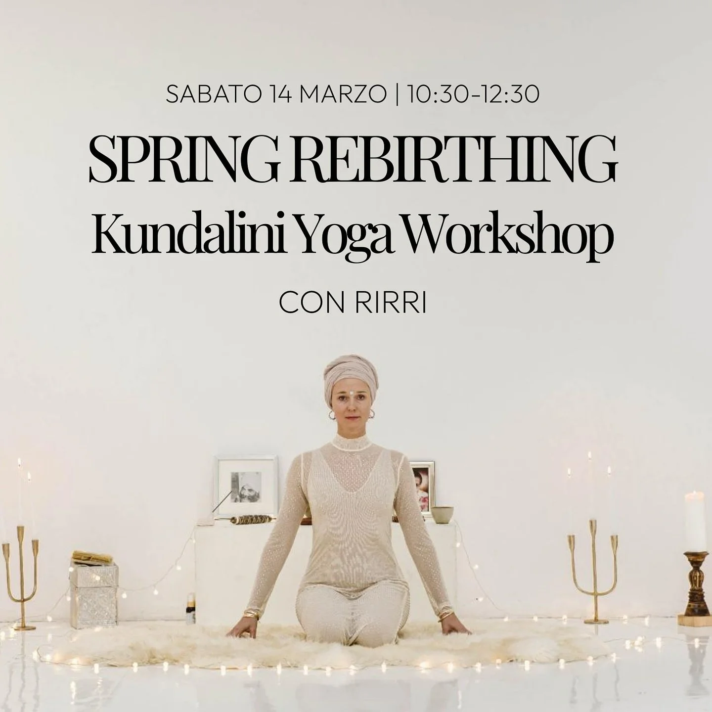 Ti aspettiamo per questa esperienza di rinascita! 

*INFO PER LA PRENOTAZIONE 
Il workshop ha un costo di 40&euro;.
Per acquistato vai su sito o App di microstudiom, sezione Workshop, e prenota l&rsquo;attivit&agrave; acquistando il pacchetto Eventi 