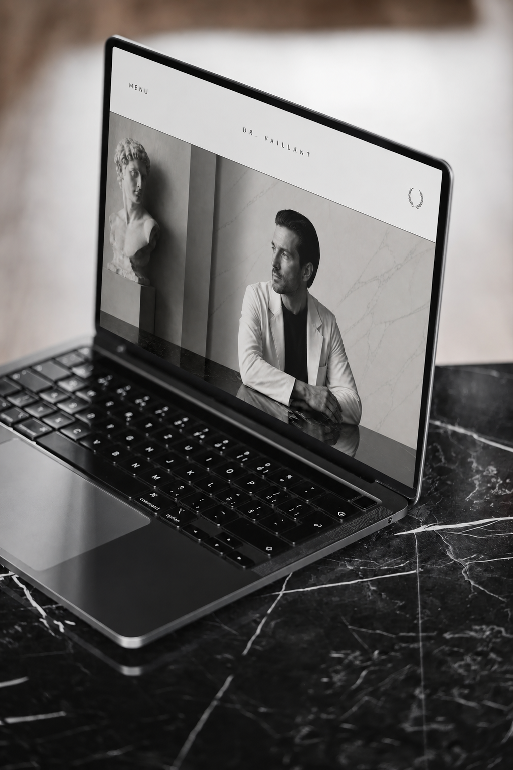 Homepage design developed for clear and consistent brand presentation across devices.