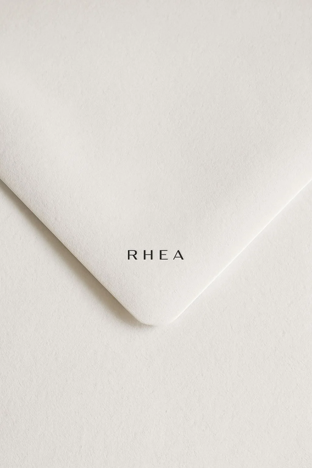 Logomark application on envelope.