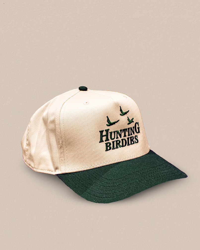 Natural/Forest Green Classic Cap