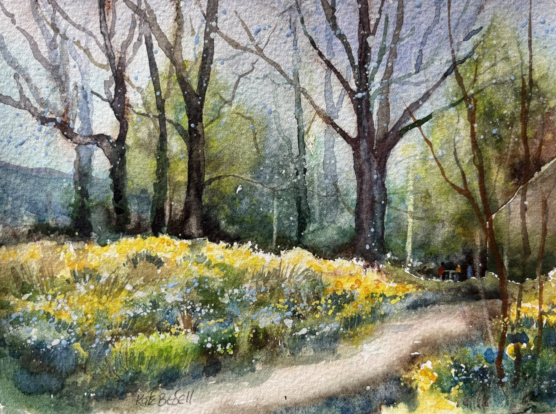 Daffodil Pathway Marlay Park Kate Bedell watercolour (Copy).jpg