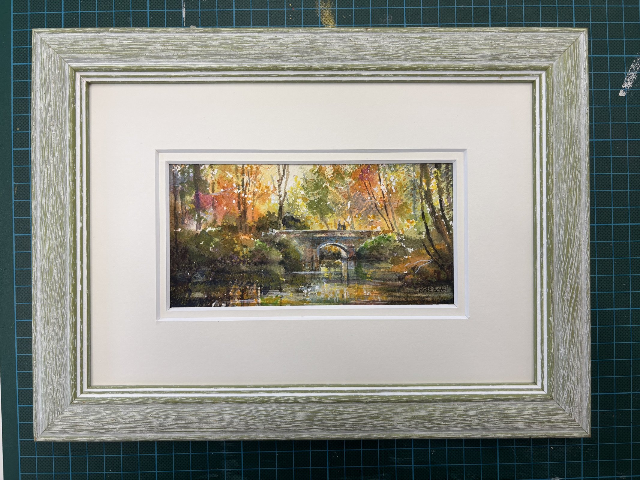 Autumnal Bridge Marlay Park Kate Bedell Watercolour.jpg
