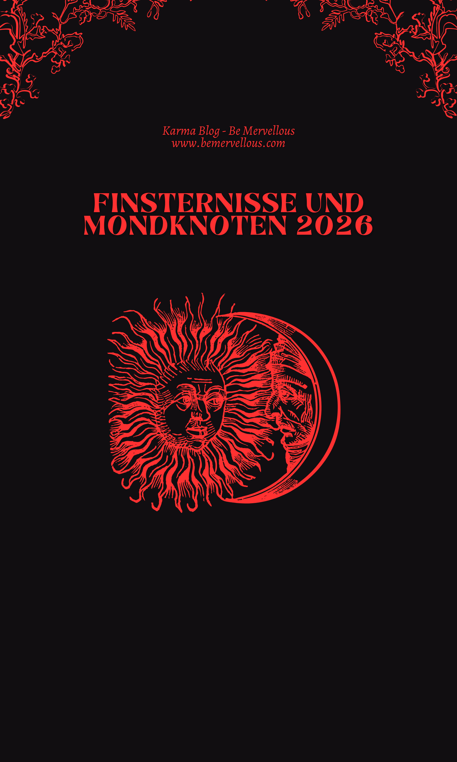 Finsternisse und Mondknoten 2026 – Zeiten karmischer Entscheidungen