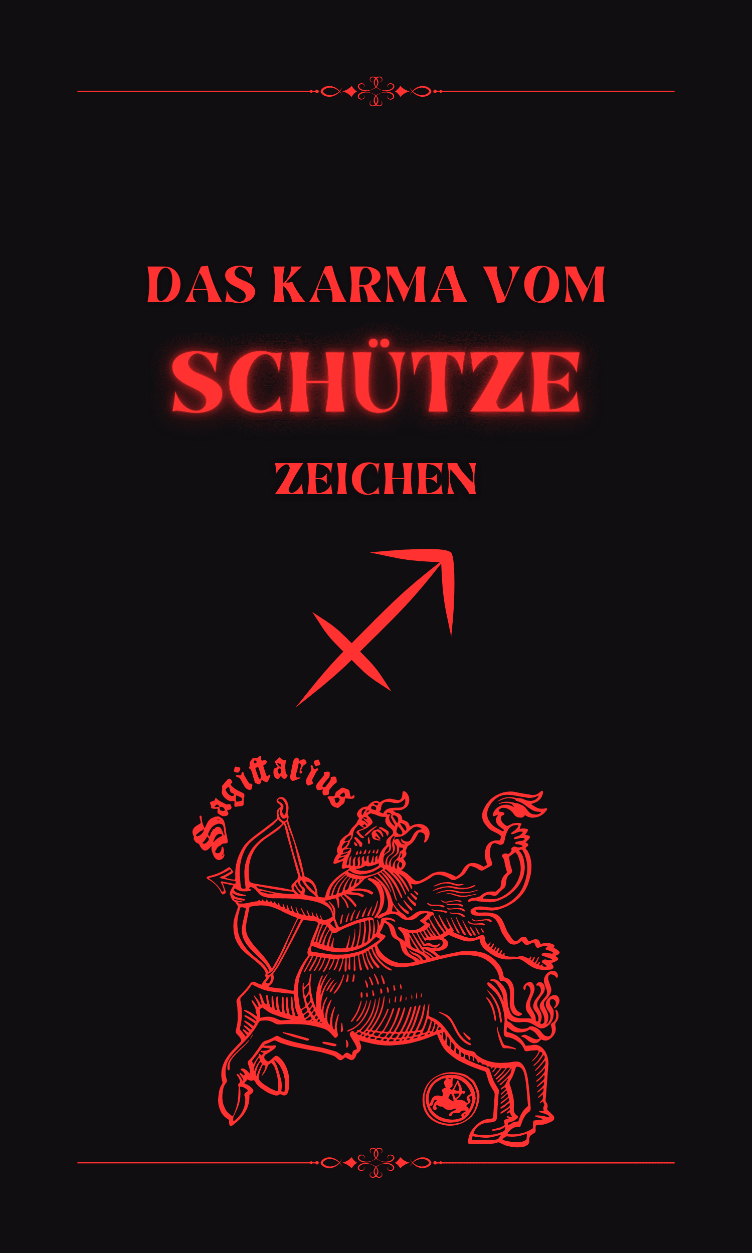 Das Karma vom Schütze Zeichen