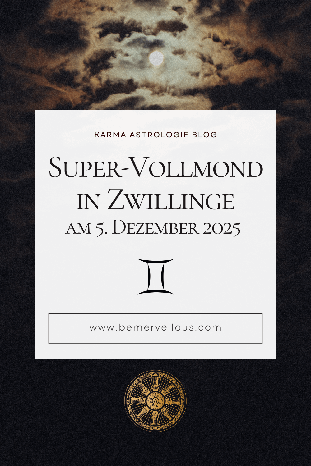 Super-Vollmond in Zwillinge