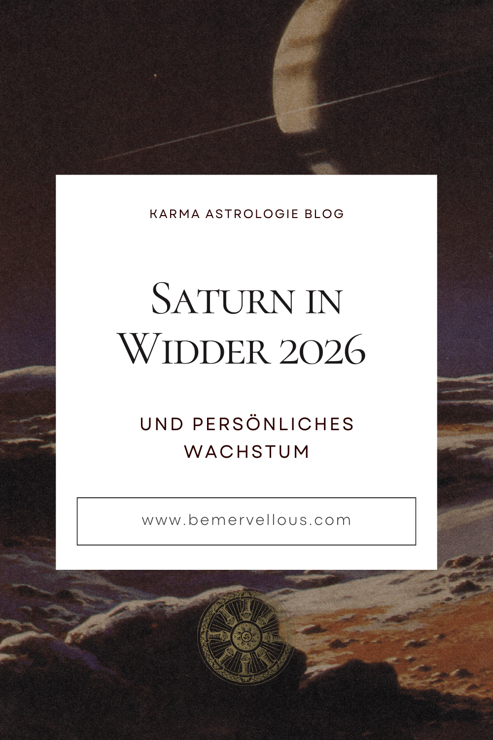 Saturn in Widder 2026 und persönliches Wachstum