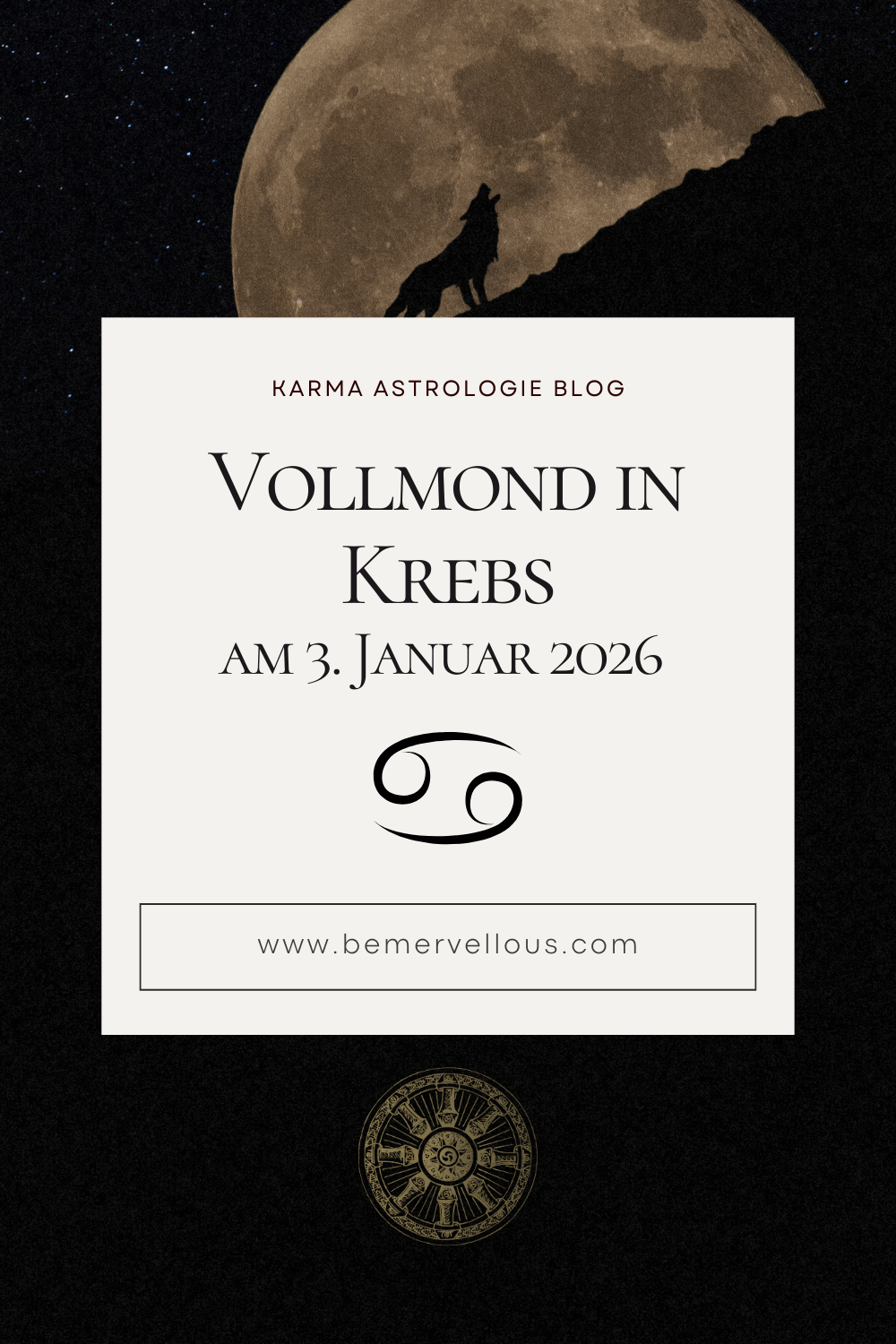 Supervollmond im Krebs am 3. Januar 2026: Kampf der inneren Wölfe