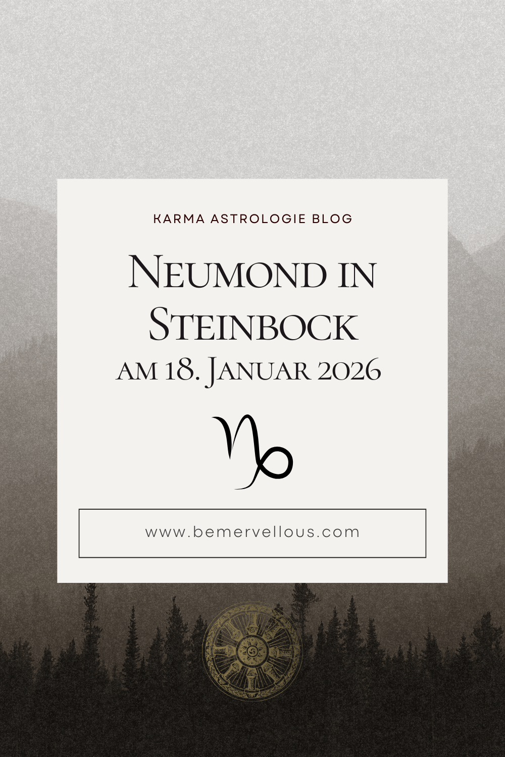 Neumond im Steinbock am 18. Januar 2026 – Eskalationslinie vor der Finsternissaison