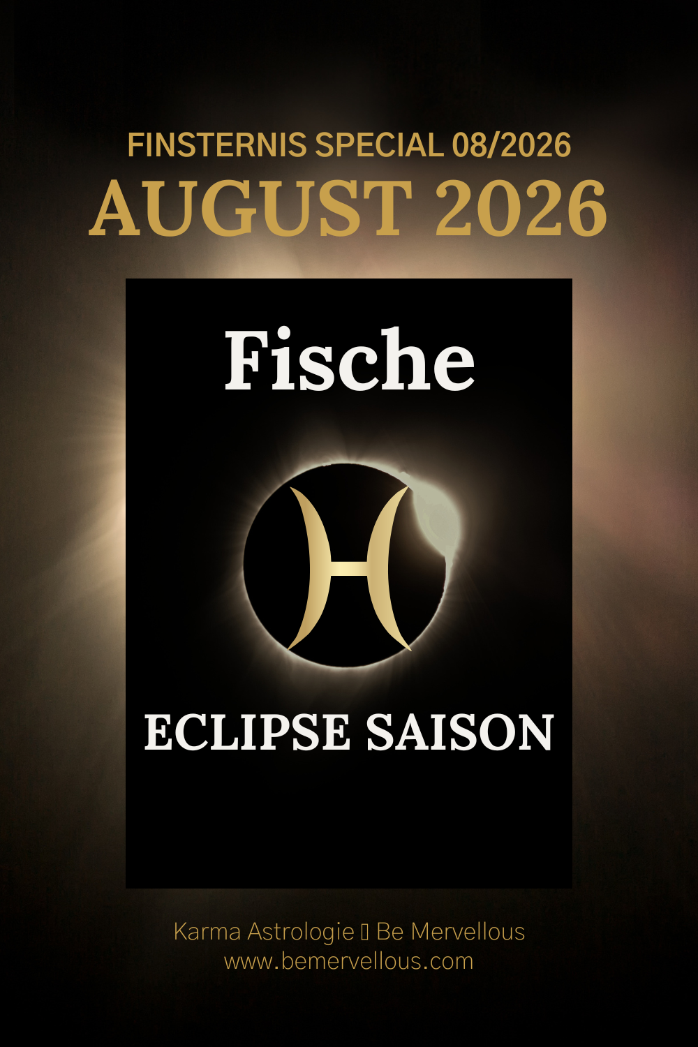 Fische Aszendent August 2026 Finsternis: Alles auf Abschluss