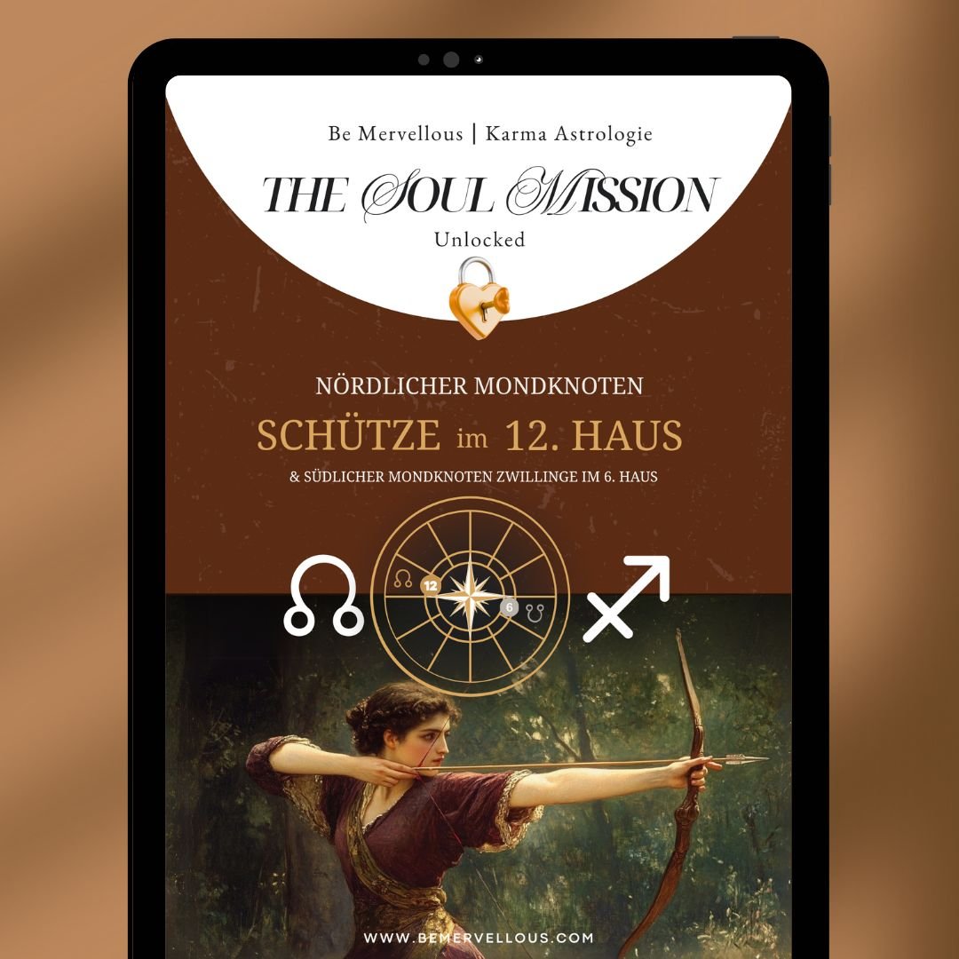 12 ♐️ ☊ Mondknoten Schütze im 12. Haus - Verstehe & lebe deinen Seelenplan