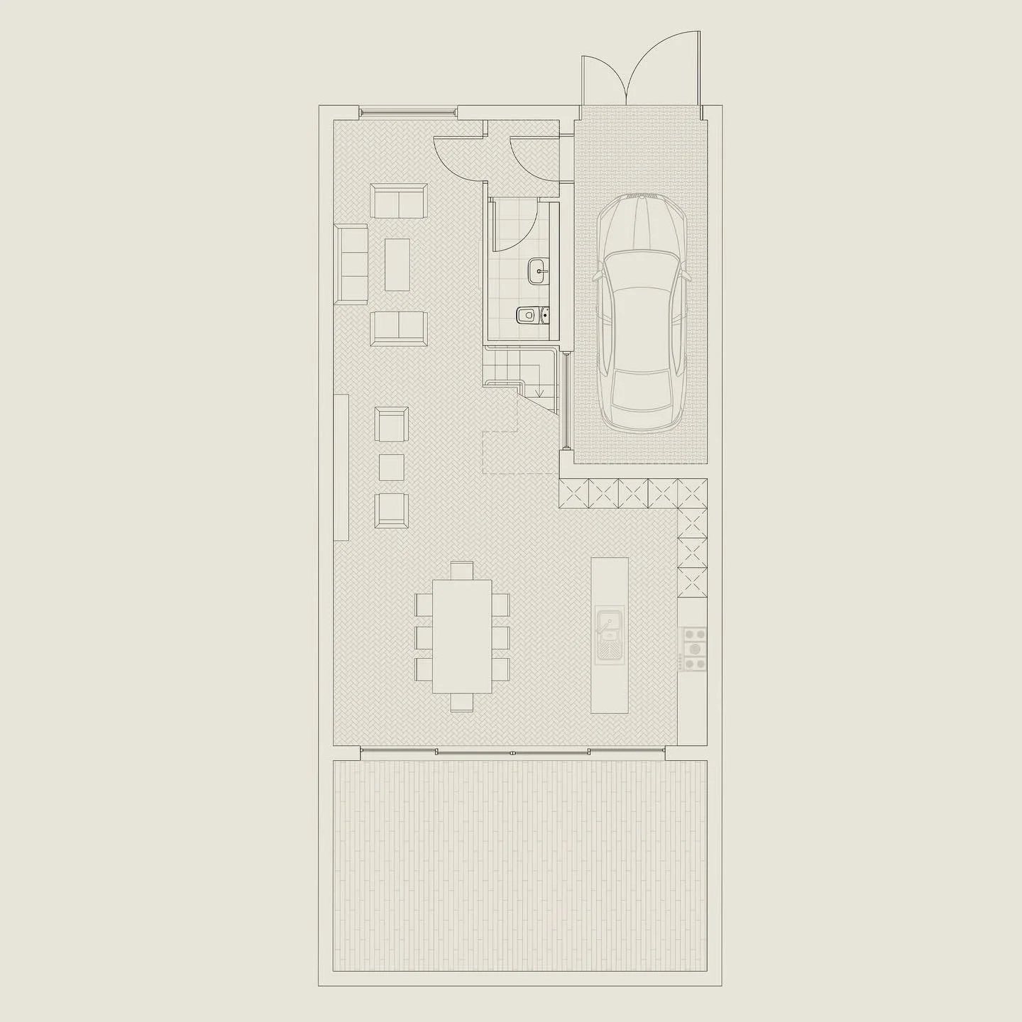 There is something so satisfying about clear and simple plans. They allow us to further show the intricacies and detail that make what we do special. For the New Mews we were able to incorporate an extra level of privacy and defensive space in creati