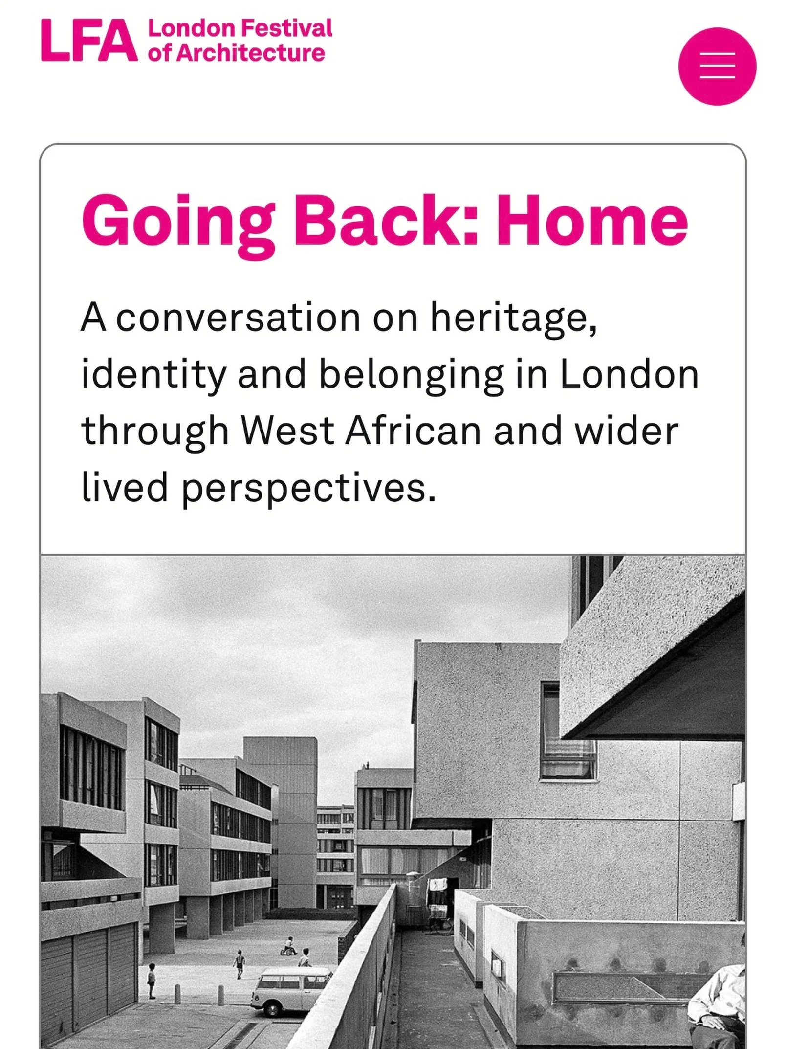 We are so exited to share that our first ever event as part of the London Festival of Architecture showcasing how our research might inform new ways of thinking about housing, belonging and shared life in the UK.

Thursday 11th June 2026
London Museu