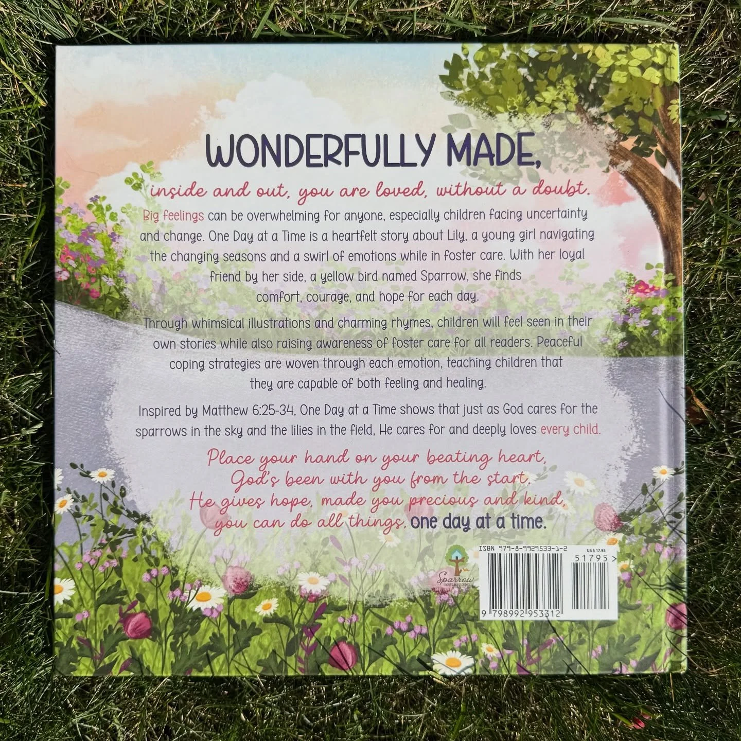 Wonderfully made,
inside and out,
you are loved,
without a doubt 💛

*Back Cover* 

#wonderfullymade
#Fostercareawareness 
#FosterCare
#loved #onedayatattime