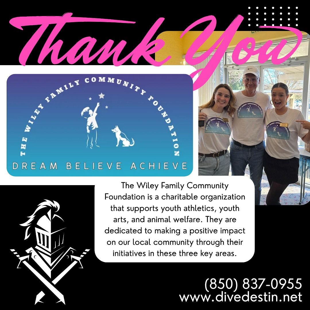 One of our biggest supporters is The Wiley Family Foundation and we are so thankful for their generous sponsorship! We are lucky to have the support of this foundation who does so much good in our community! 🩵
Learn more at wileyfamilyfoundation.or