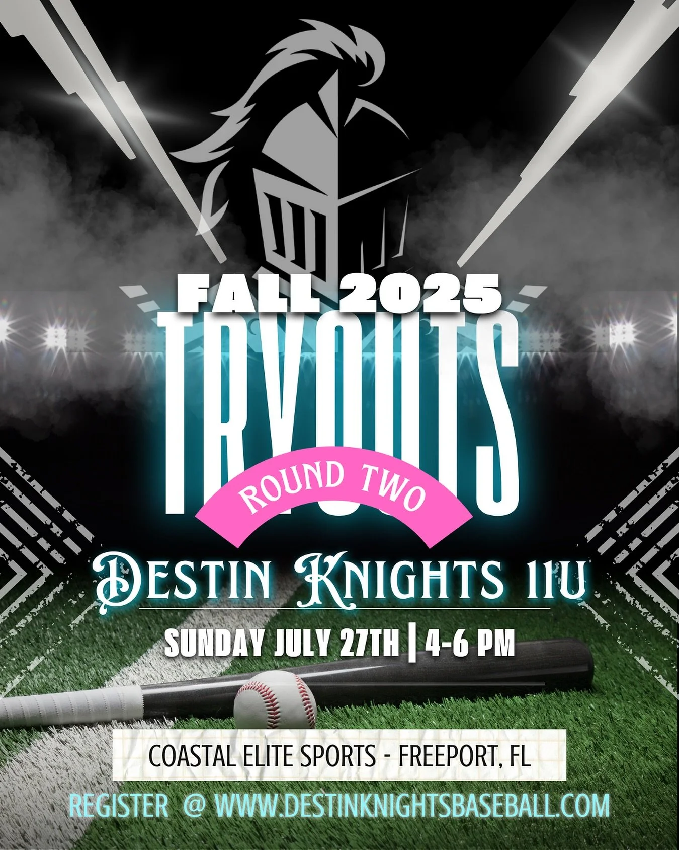 Our 11U team is hosting a second open / make-up tryout this Sunday at @coastalelitesports from 4-6pm!
If you previously registered to tryout, no need to register again! If you wish to join us, please register on our website! βοΈ βΎοΈ