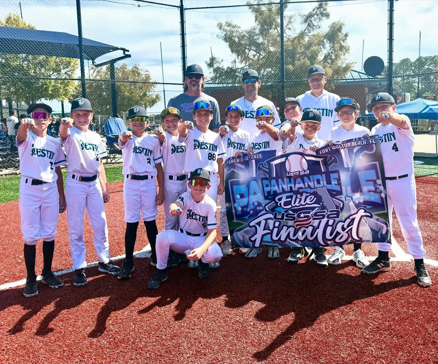 Another great weekend of baseball for our 11U squad! Played two great baseball games on Saturday and had an exciting walk-off win this morning to send us to the championship game! Came up short but it was still a good day to be a Knight! 🩷⚔️