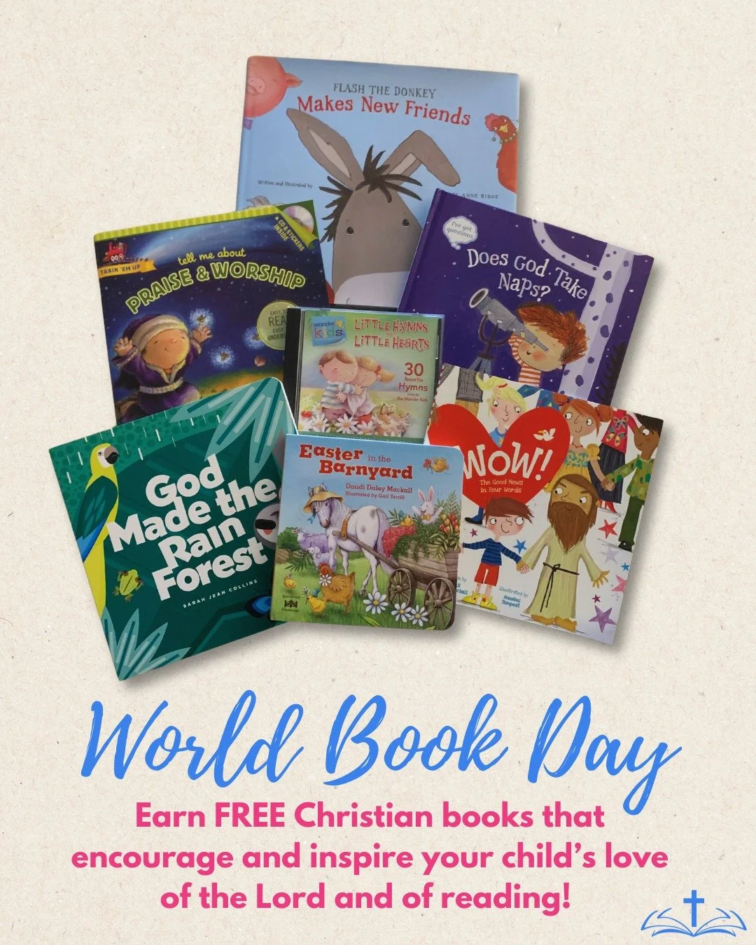 Happy World Book Day! 📖

We are excited to tell you about a way to earn FREE Christian books and Bibles that encourage and inspire your child&rsquo;s love of the Lord and of reading. 

Join My Reader Rewards Club from Tyndale House Publishers &amp; 