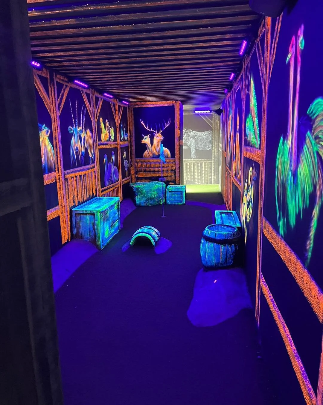 It&rsquo;s going to be a beautiful day. Come to Noah&rsquo;s Park Barleylands for some Crazy Golf fun in the fresh air! ⛳️ #noahspark #adventuregolf⛳️ #thingstodo