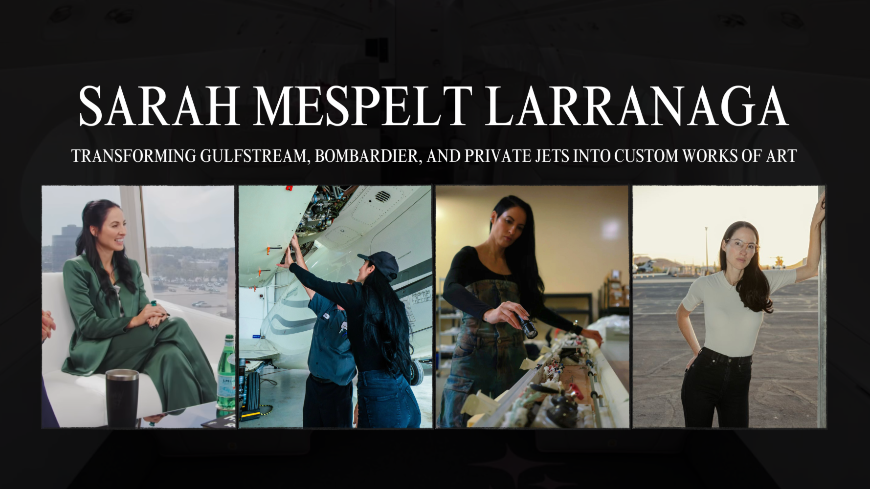 Sarah Mespelt Larranaga: Transforming Gulfstream, Bombardier, and Private Jets into Custom Works of Art