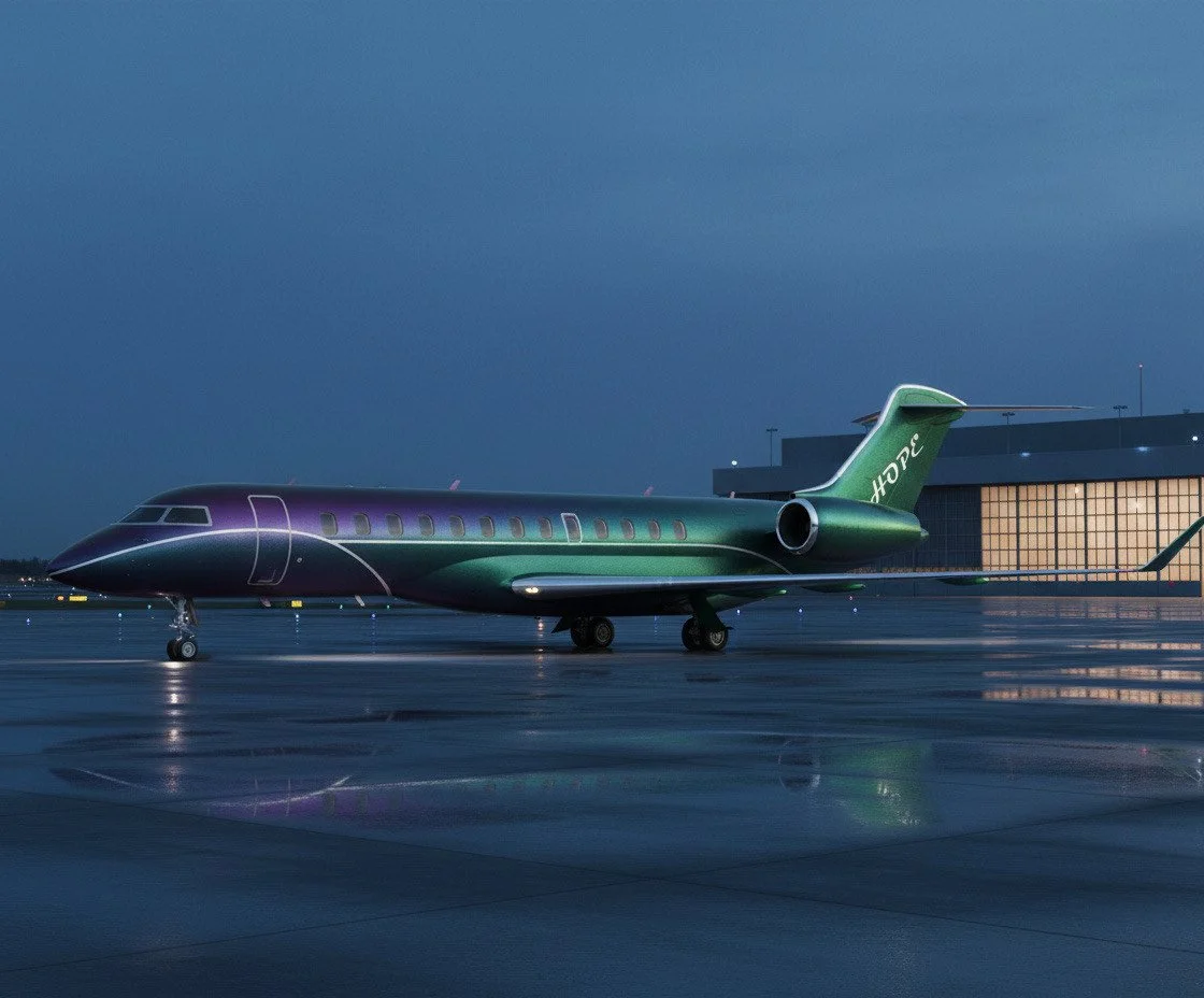 Move Beyond “Standard White”: Designing Aircraft Exteriors That Speak Before You Do
