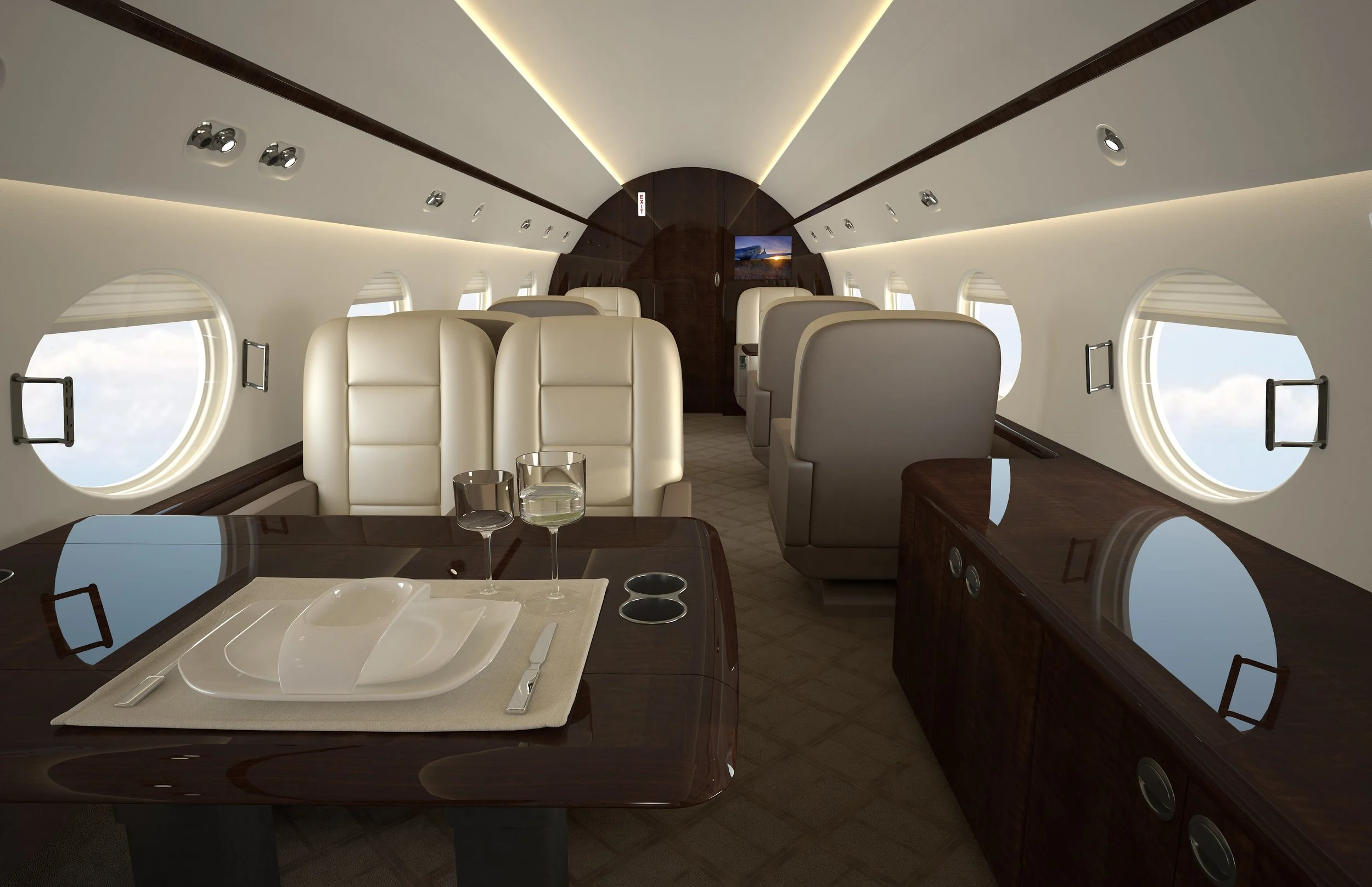 Gulfstream G550 for New Balance