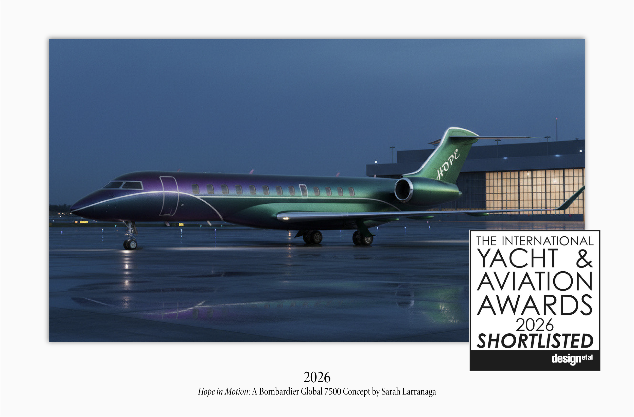 Top Private Jet Designer Sarah Larranaga showcases a Bombardier Global 7500 concept