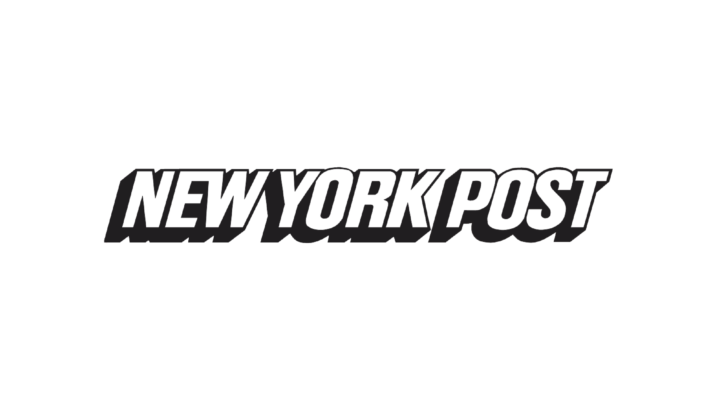 The New York Post logo with bold, slanted black letters on a white background. Top private jet designer Sarah Larranaga feature.