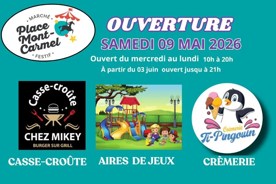 Ouverture Crèmerie, Casse-croûte et aire de jeux