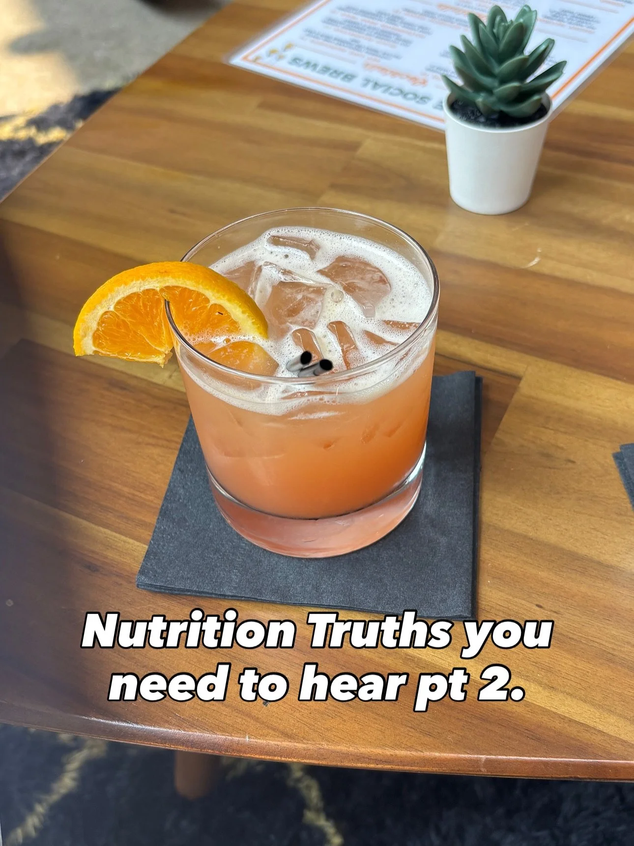 Nutrition Truth you need to hear pt 2. 

Alcohol serves no nutritional value at ALL. 

More often than not it just adds up to being a high number of calories that leave you feeling bloated, hungry and sleepy. ( not in a good way) 

Yes, I drink on so