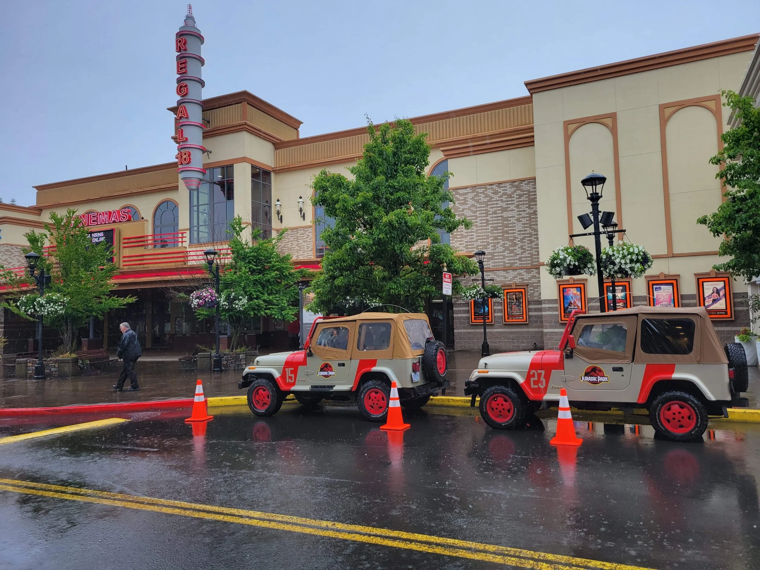 Also in June 2022, we attended the opening day of Jurassic World Dominion! The theater gave the Portland-area Motorpool members VIP parking!