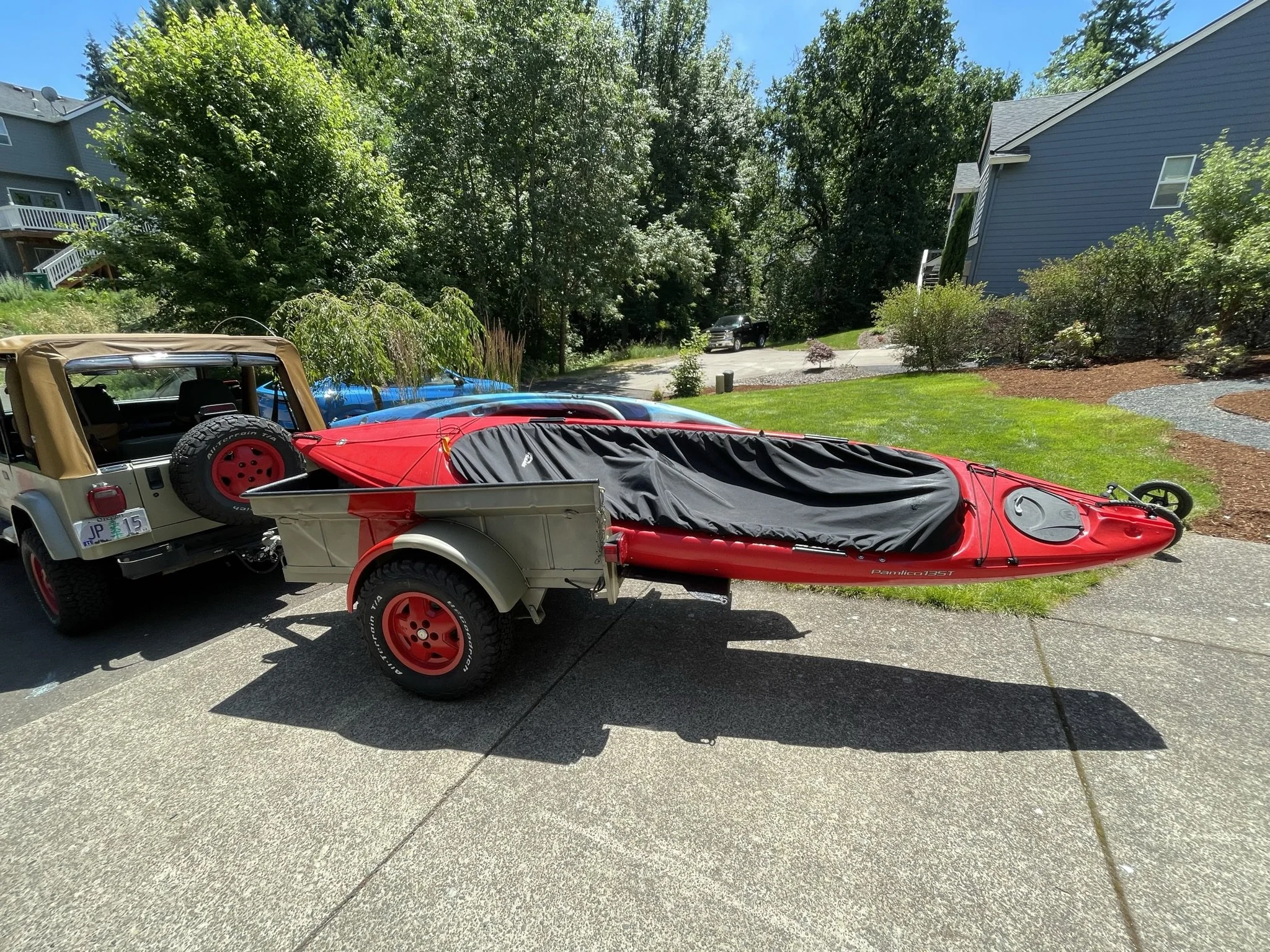 Problem: kayaks don't fit!