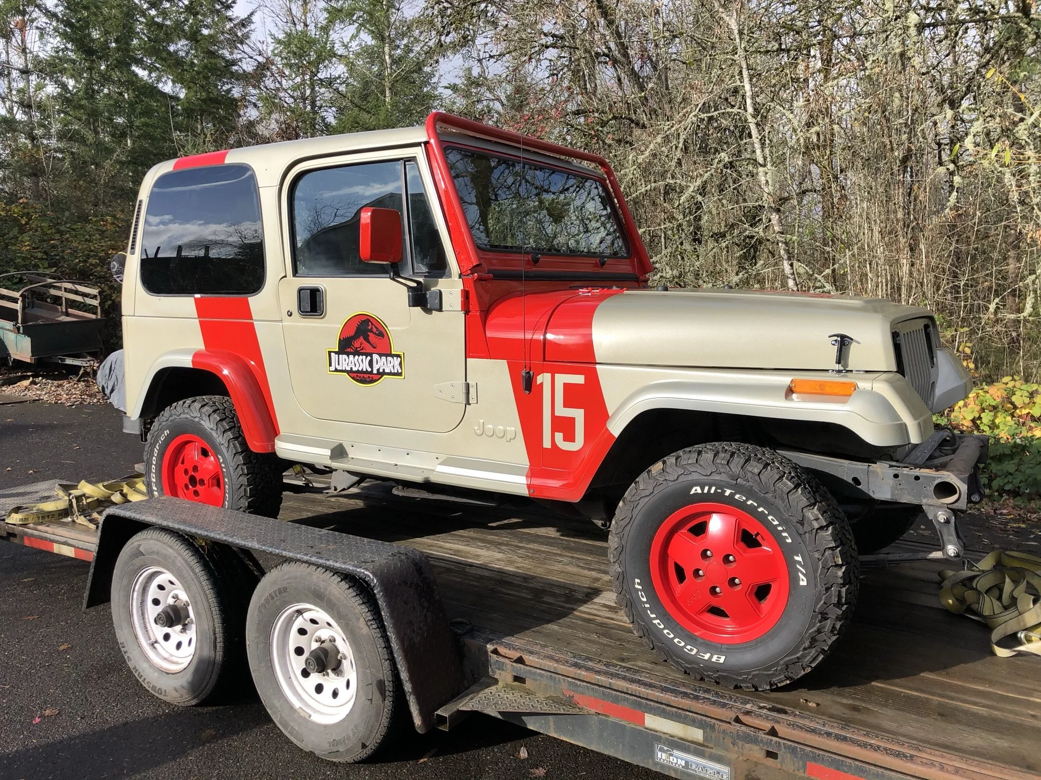 Back home! Jake and I reassembled most of the Jeep at his shop before bringing it home November 2020, almost exactly 1 year after buying it!