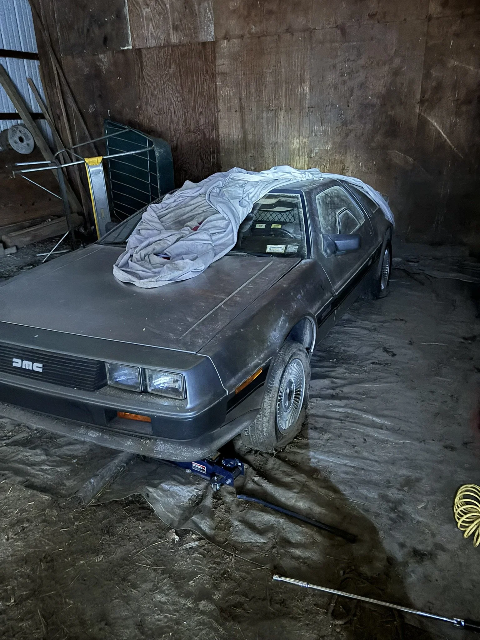 Care had been taken in storing it. It was kept on a tarp and fully covered, so moisture was kept out, and it has almost no rust anywhere.