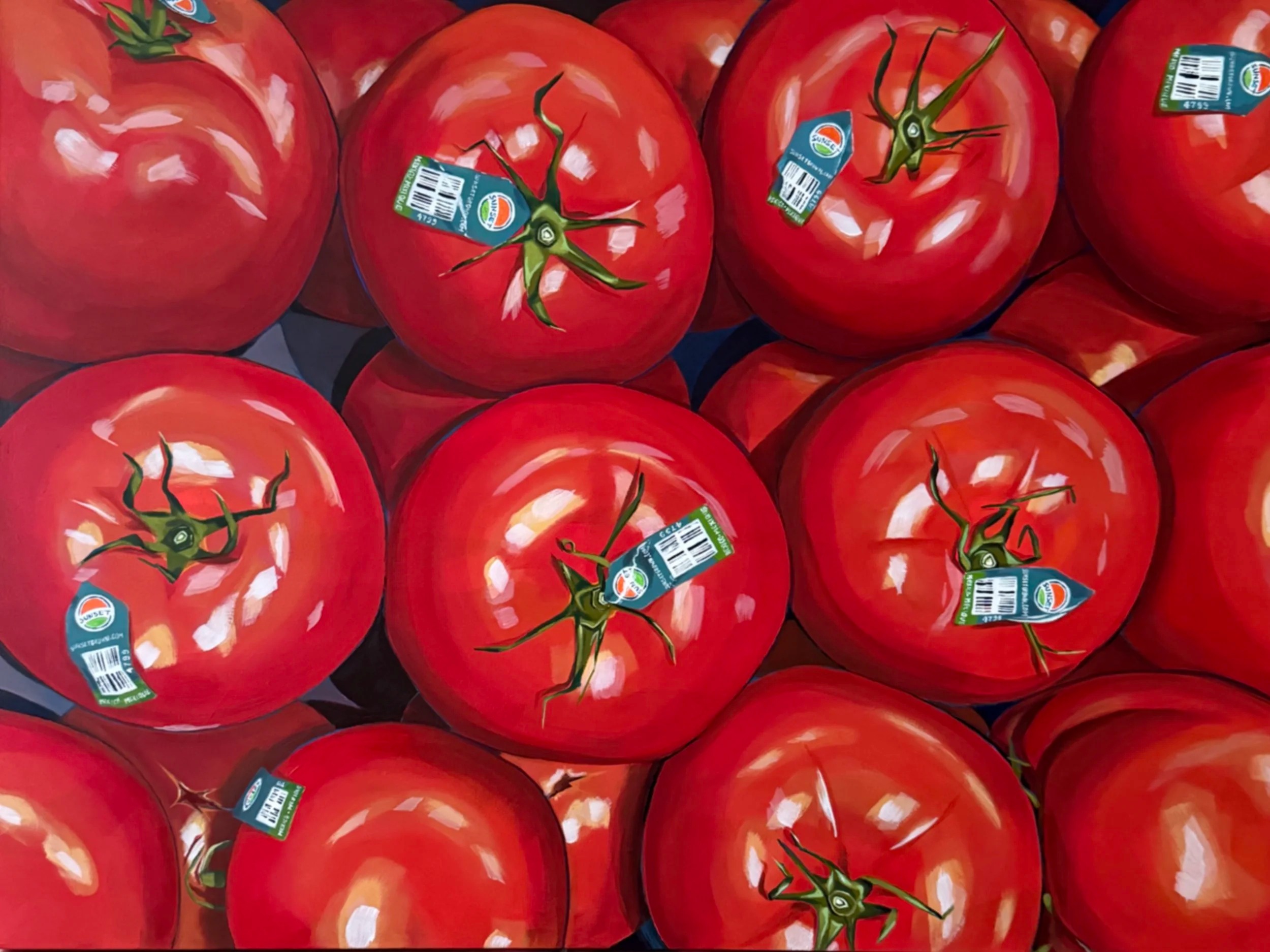 Grown in Mexico, 40x30inch, Acrylic