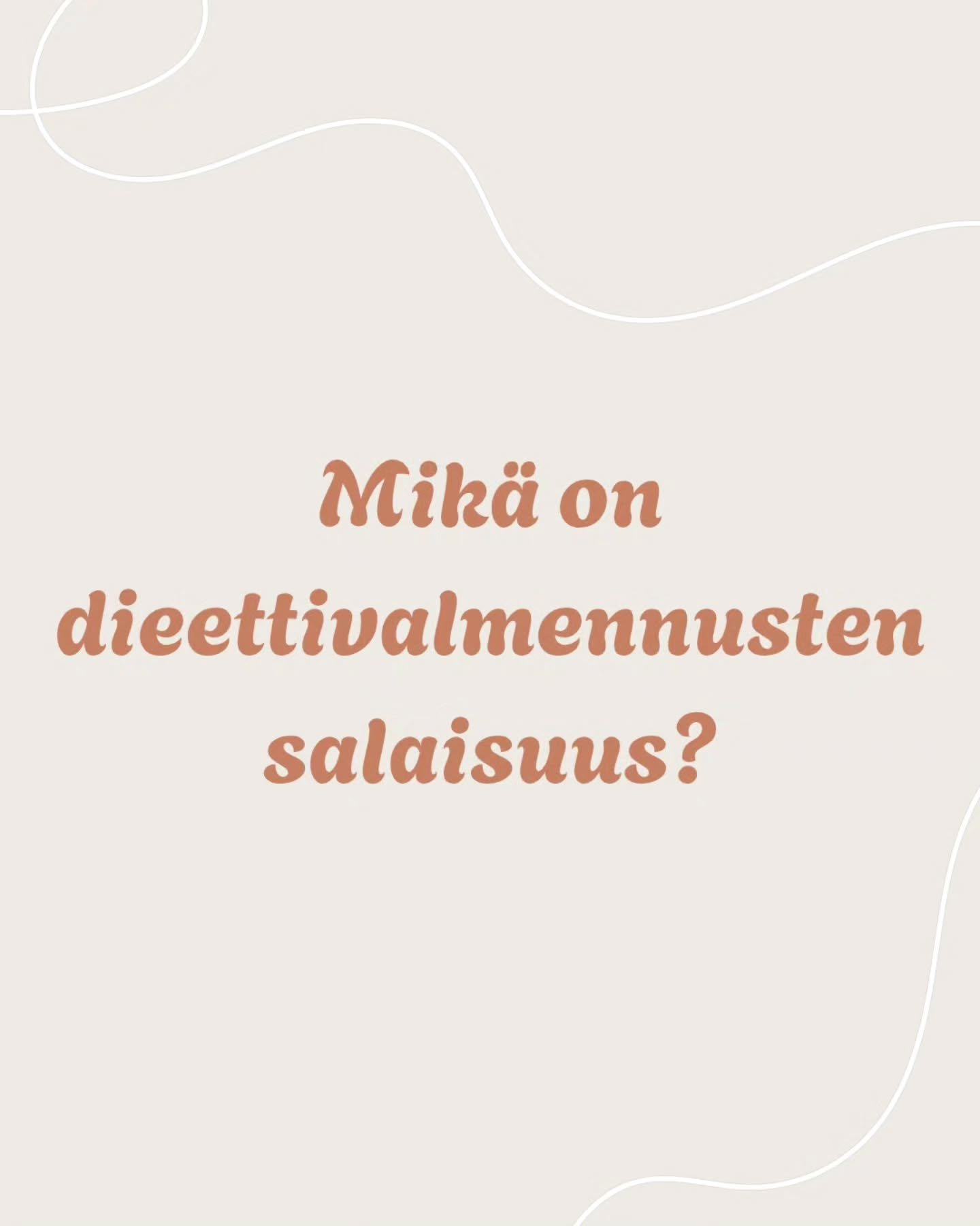 Dieetti season ja kes&auml;kuntoon-mainokset on alkaneet. Olkaa varovaisia! 🌿✨️

#dieetti #el&auml;m&auml;ntapamuutos #terveys #l&auml;&auml;k&auml;ri #hyvinvointi