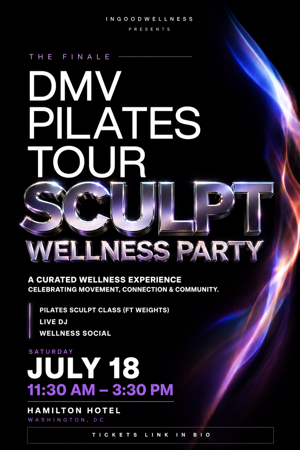 DMV Pilates Tour Finale: Hamilton Hotel Edition