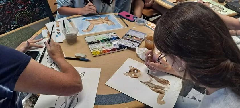Crazy for Cats Watercolor Workshop – Carlisle’s Cutest Night Out