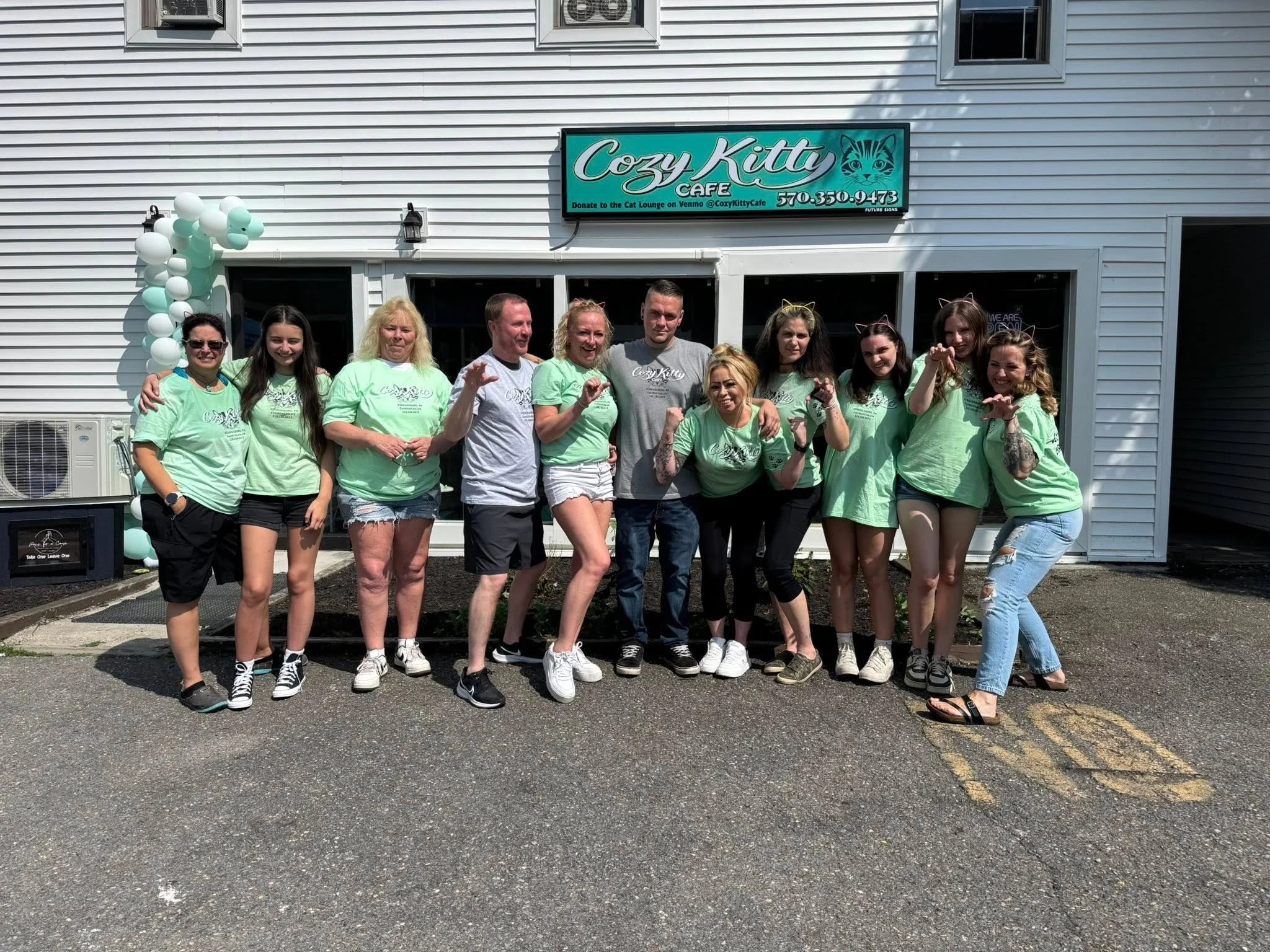 One year ago, @cozykittycafe  opened its doors in Stroudsburg&hellip;
&hellip;and since then, SO many rescue cats have found homes, friendships have formed, and this little caf&eacute; has become something really special in the Poconos community.

No