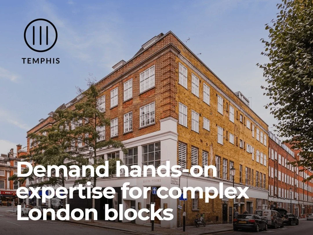 Managing complex London blocks isn't for the faint-hearted.

It demands hands-on expertise, clear communication, and strict compliance.

Temphis specialises in delivering exactly that.

From high-rise estates to period conversions, we handle budgetin