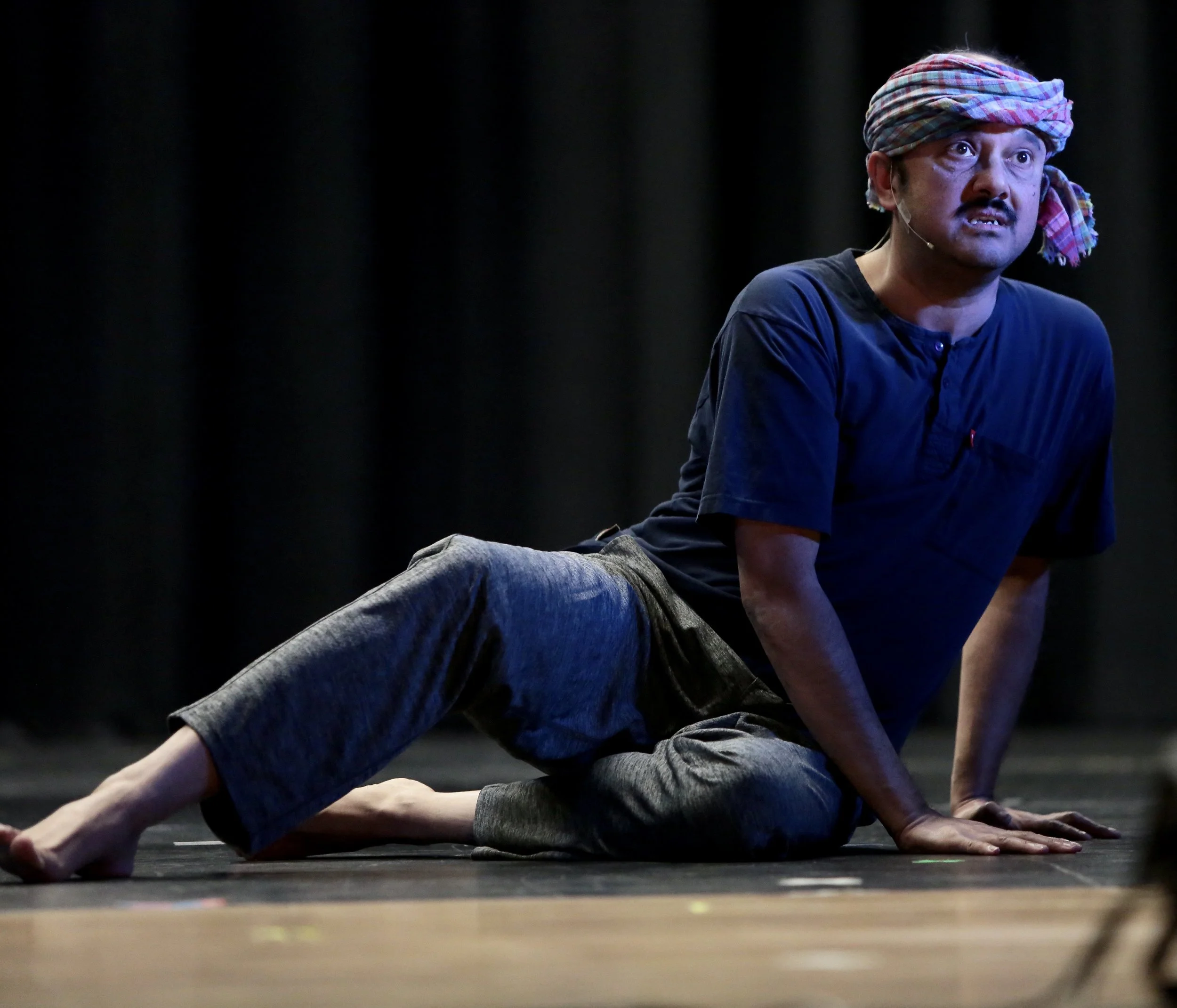 Abhisek Bhttacharya as Thief in Empty Night (CommunET25, Silver Spring, MD)
