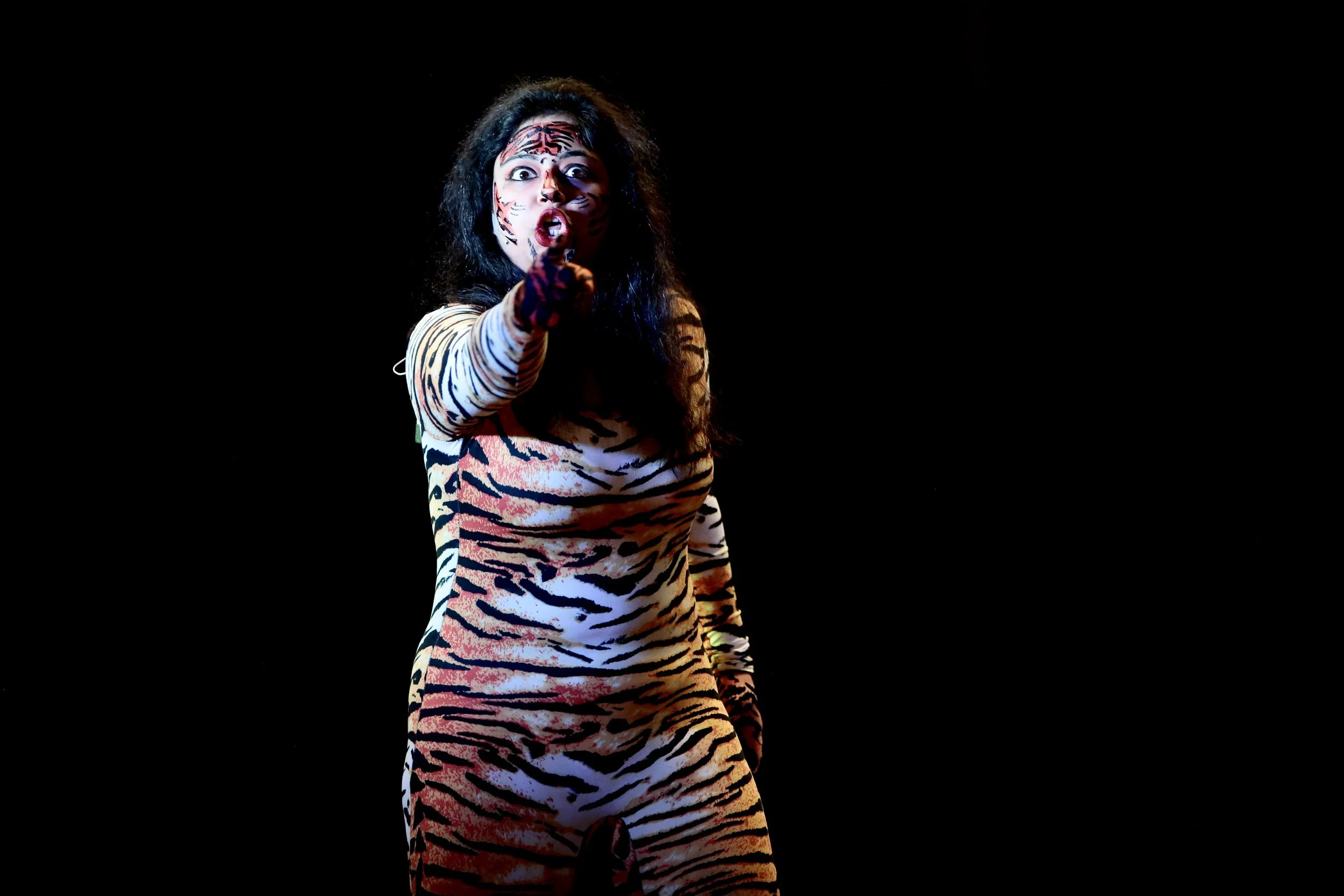 Didhiti Mukherjee as Tiger in Empty Night (CommunET25, Silver Spring, MD)