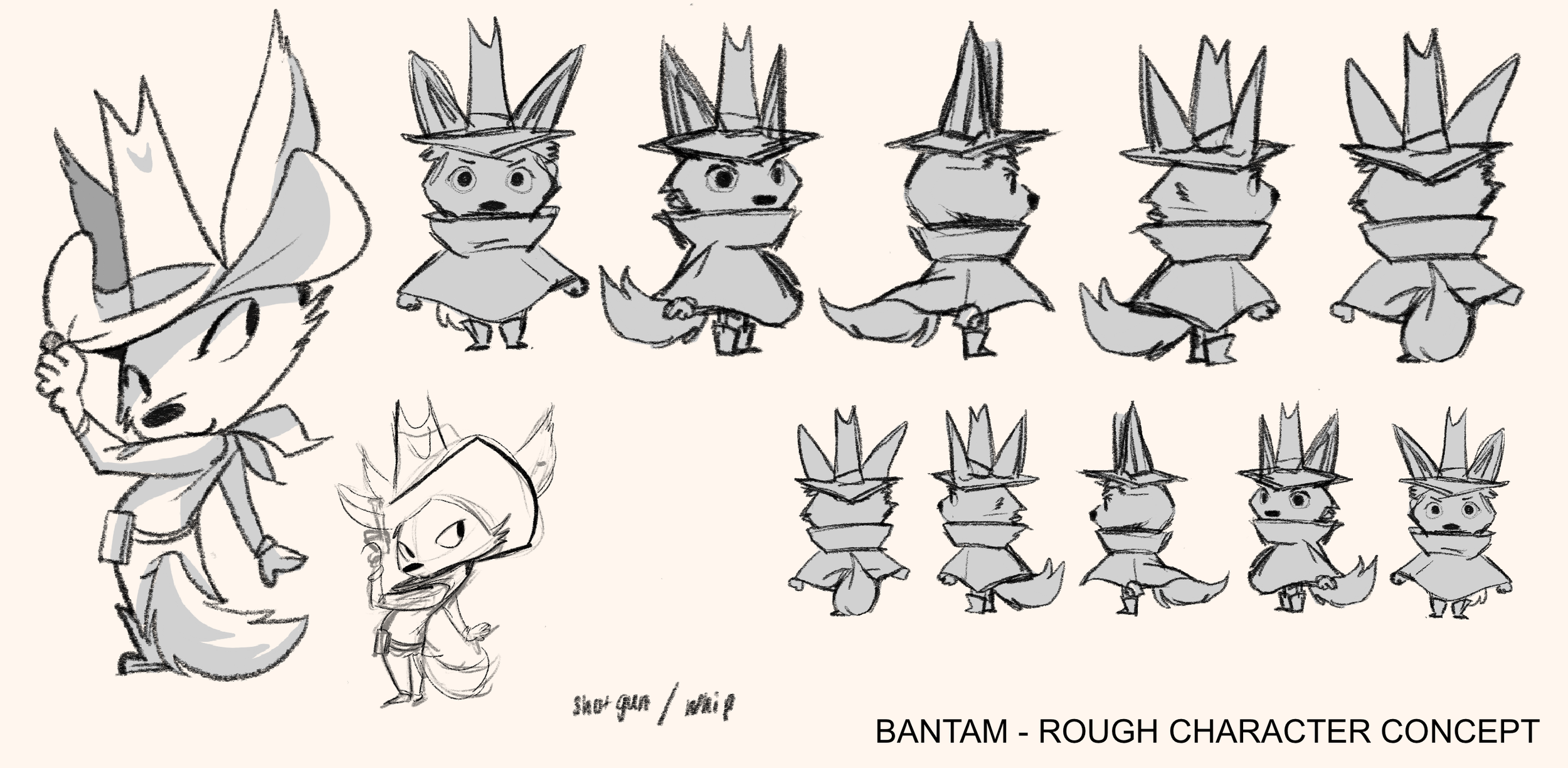 Early concepts of Bantam