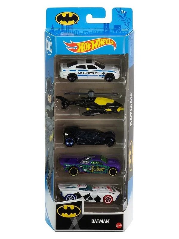 Hot Wheels DC Batman 5-Pack