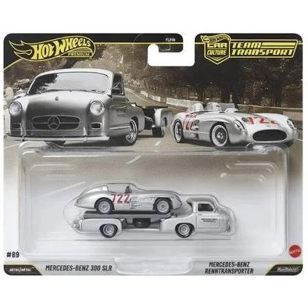 Hot Wheels Premium Team Transport – Mercedes-Benz 300 SLR & Mercedes-Benz Renntransporter #89