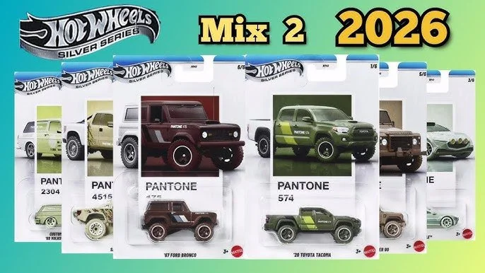 Hot Wheels Silver Series – Pantone Mix 2 (2026)