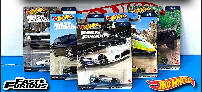 Hot Wheels Premium – Fast & Furious Full Set (5-Car Complete Set)