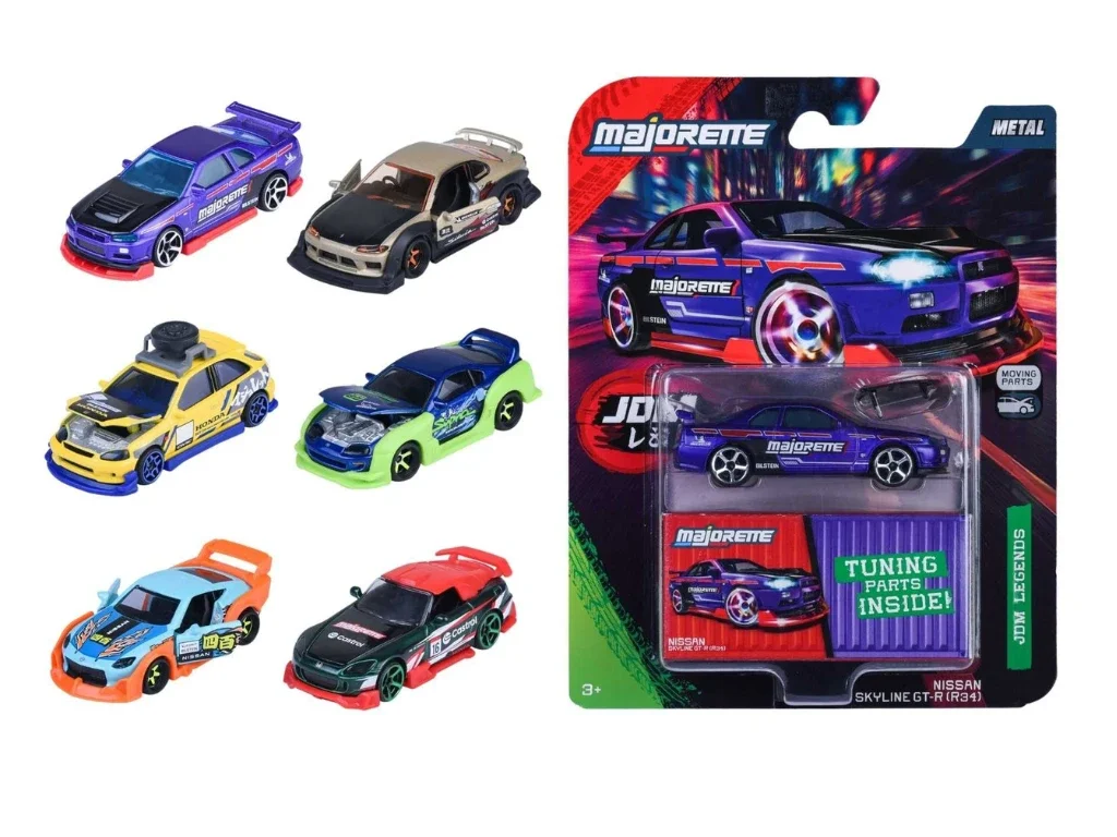 Majorette JDM Legends – Deluxe Series (With Tuning Parts)