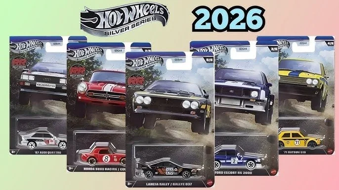 Hot Wheels Silver Series – Rally Racers (2026) Full Set